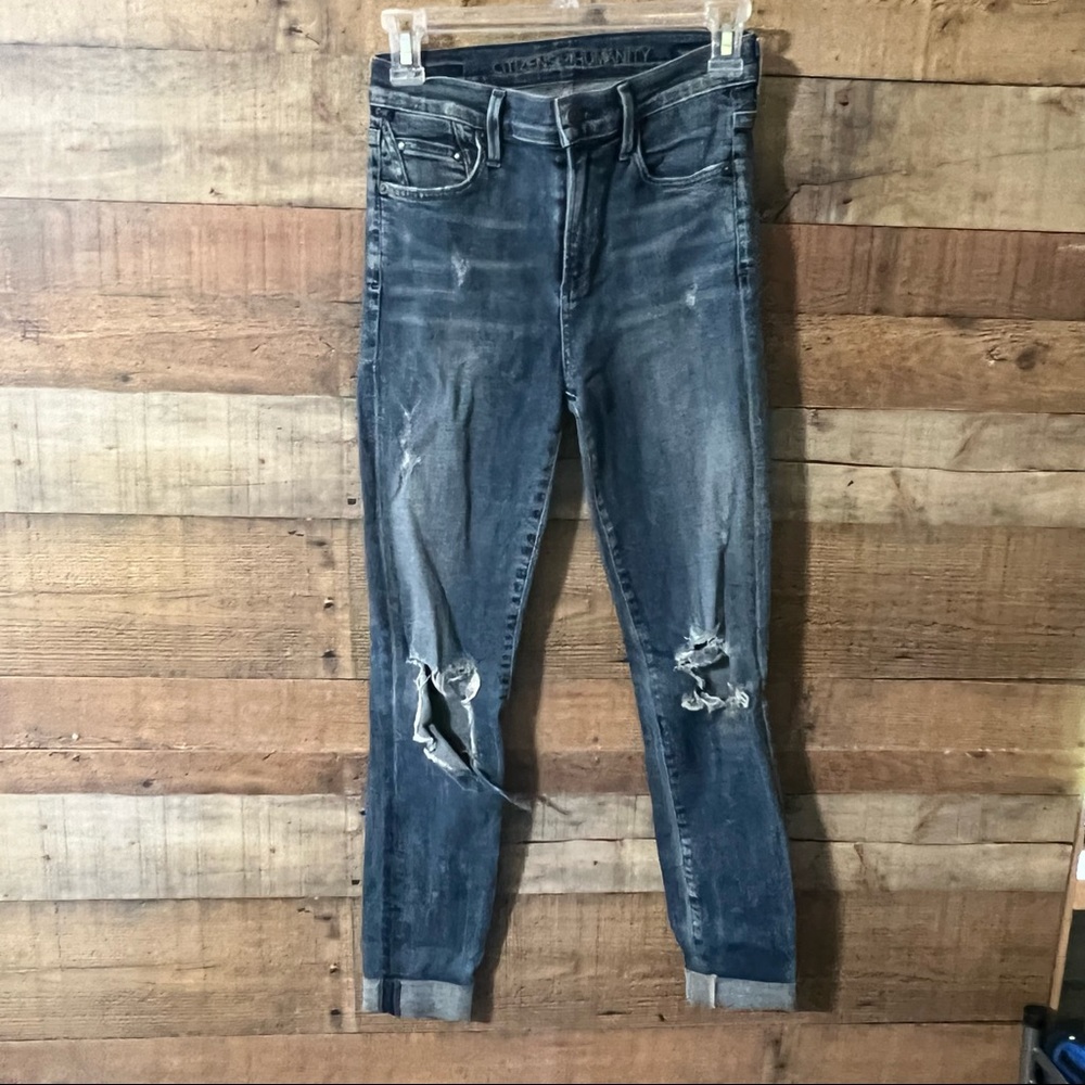 Citizens of Humanity Rocket Crop Blue Jeans 26